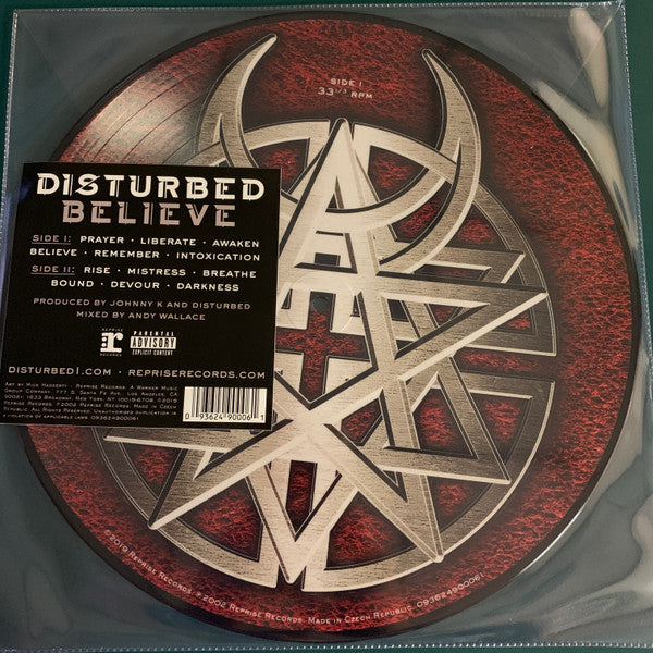 DISTURBED - BELIEVE (PICTURE DISC)