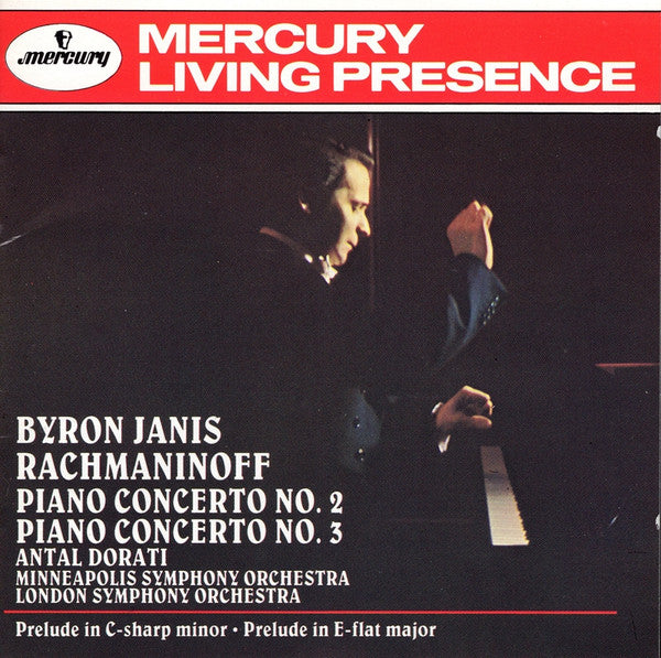 JANIS / LONDON SYM ORCH / DORATI - RACHMANINOV: PNO CONCERTOS NOS.2 & 3 / 2 PRELUDES