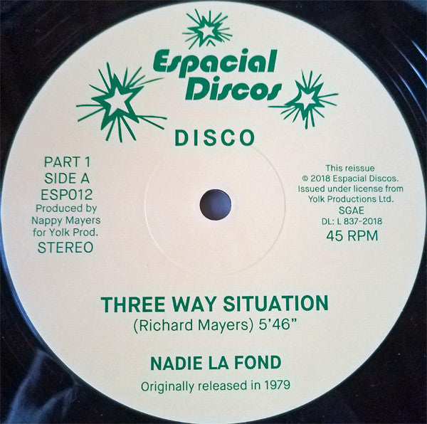 LAFOND,NADIE - THREE WAY SITUATION