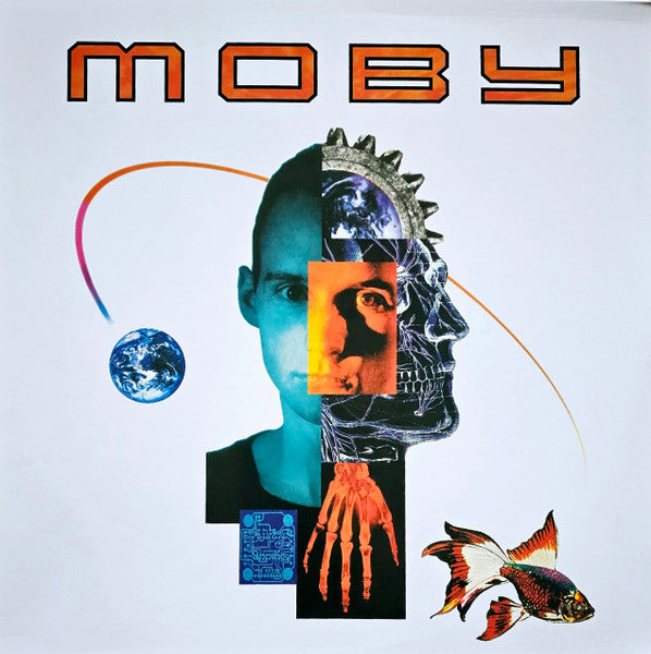 MOBY - MOBY (BLACK & WHITE MARBLE EFFECT ON A BLUE BASE VINYL)