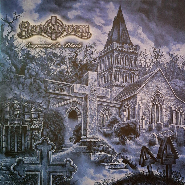 GRAVEWORM - ENGRAVED IN BLACK (BLUE/BLACK VINYL)