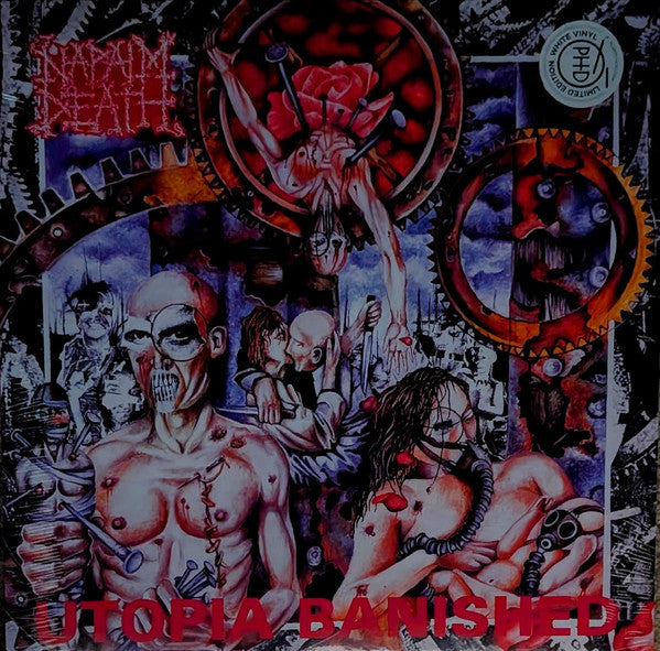 NAPALM DEATH - UTOPIA BANISHED (WHITE VINYL)
