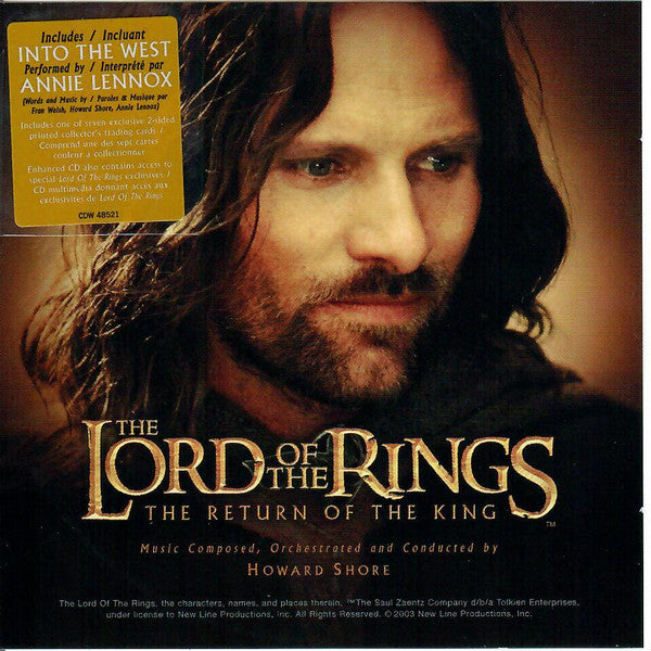 VARIOUS ARTISTS - LORD OF THE RINGS: THE RETURN OF THE KING OST