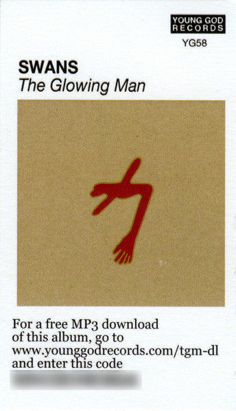 SWANS - GLOWING MAN (EMBOSSED GATEFOLD JACKET)