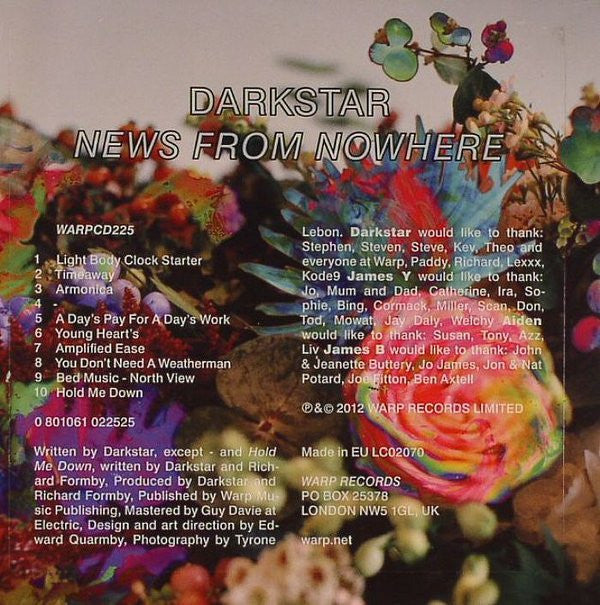 DARKSTAR - NEWS FROM NOWHERE