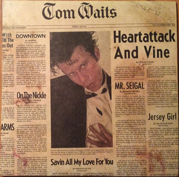 WAITS TOM - HEARTATTACK AND VINE (REMASTERED)