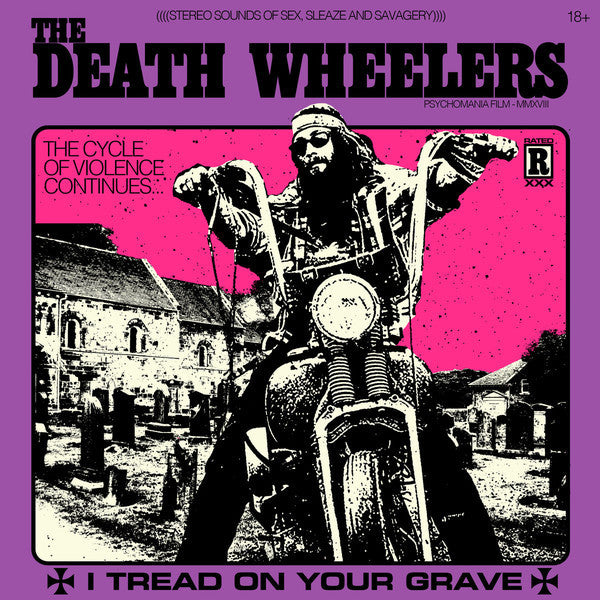 DEATH WHEELERS - I TREAD ON YOUR GRAVE (PURPLE VINYL)