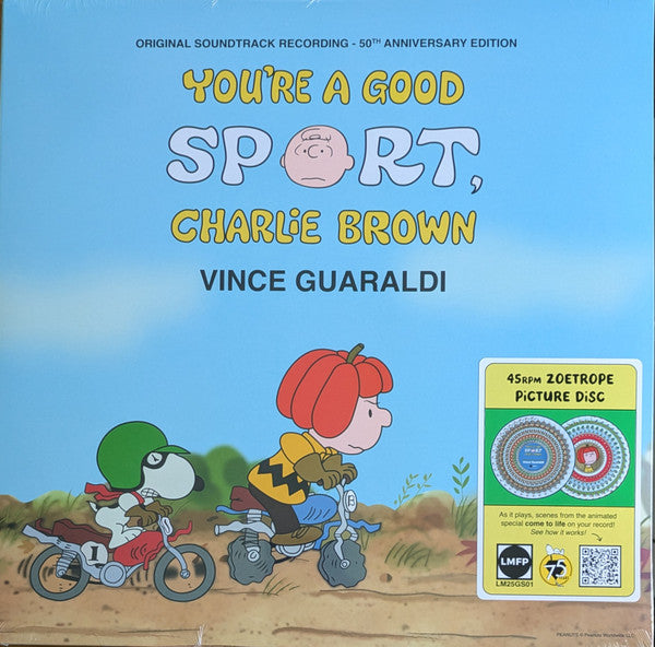 GUARALDI VINCE - YOU'RE A GOOD SPORT CHARLIE BROWN (45 RPM/ZOETROPE VINYL)