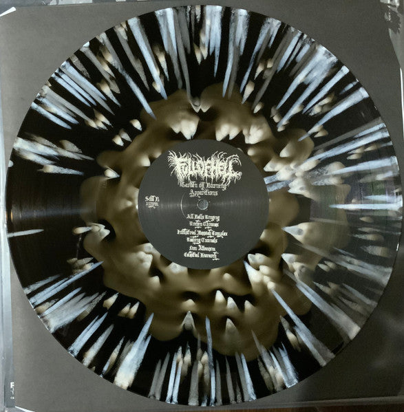 FULL OF HELL - GARDEN OF BURNING APPARITIONS (WHITE INSIDE BLACK ICE WITH WHITE & SILVER SPLATTER VINYL)