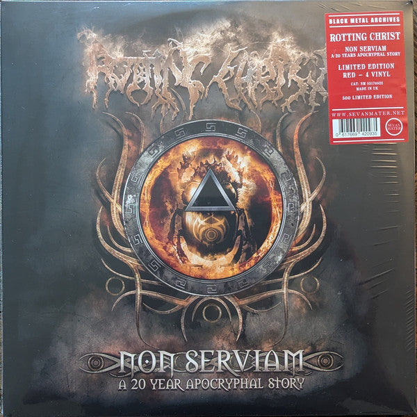 ROTTING CHRIST - NON SERVIAM - A 20 YEAR APOCRYPHAL STORY (4LP/RED VINYL)