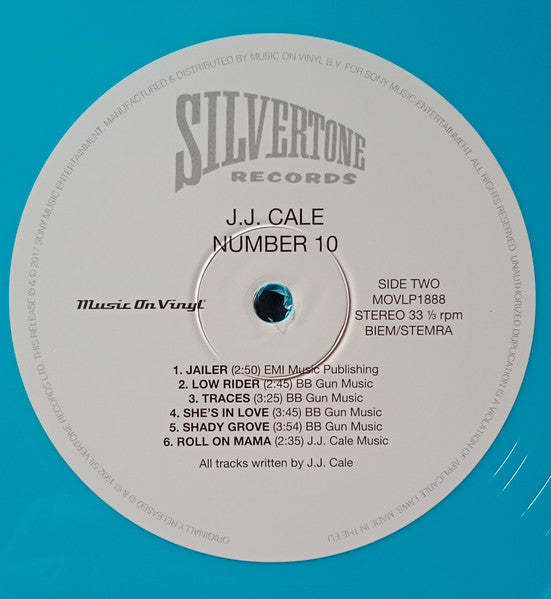 JJ CALE - NUMBER TEN (TURQUOISE VINYL/180G/NUMBERED)