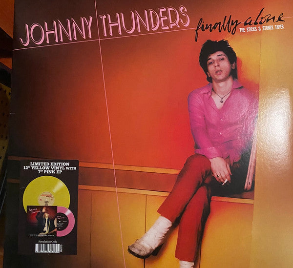 THUNDERS,JOHNNY - FINALLY ALONE (YELLOW/PINK VINYL)