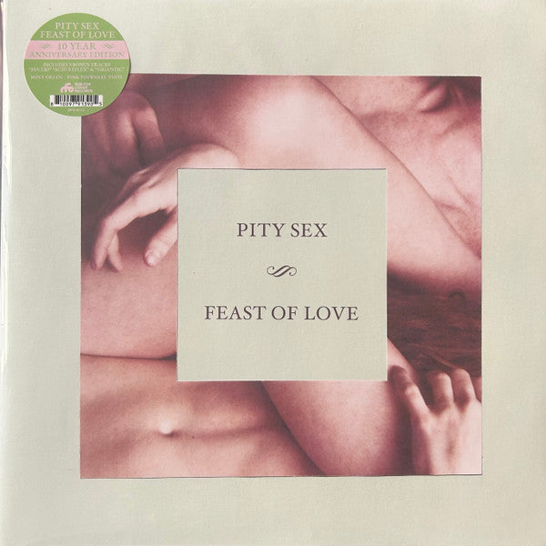 PITY SEX - FEAST OF LOVE (10 YEAR ANNIVERSARY/PINK & GREEN PINWHEEL VINYL)