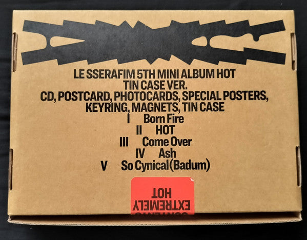LE SSERAFIM - HOT (5TH MINI ALBUM/TIN CASE VER.)