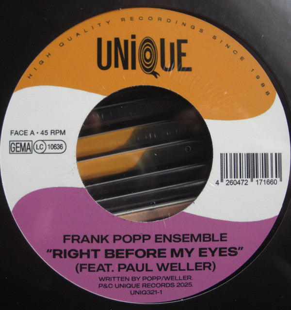 POPP FRANK ENSEMBLE - RIGHT BEFORE MY EYES FEAT. PAUL WELLER