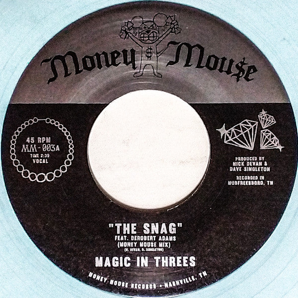 MAGIC IN THREES - SNAG (TRANSPARENT BLUE 7INCH)