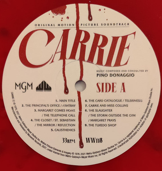 DONAGGIO,PINO - CARRIE OST (2LP)