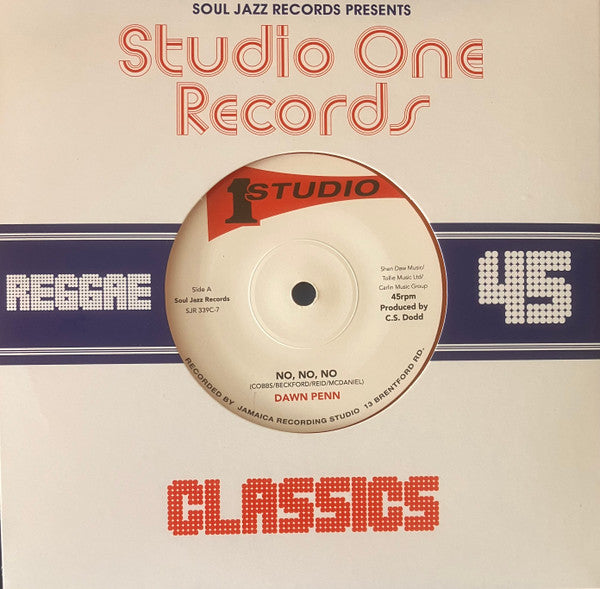 PENN,DAWN & JACKIE MITTOO - NO NO NO/GHETTO ORGAN (ORANGE VINYL)