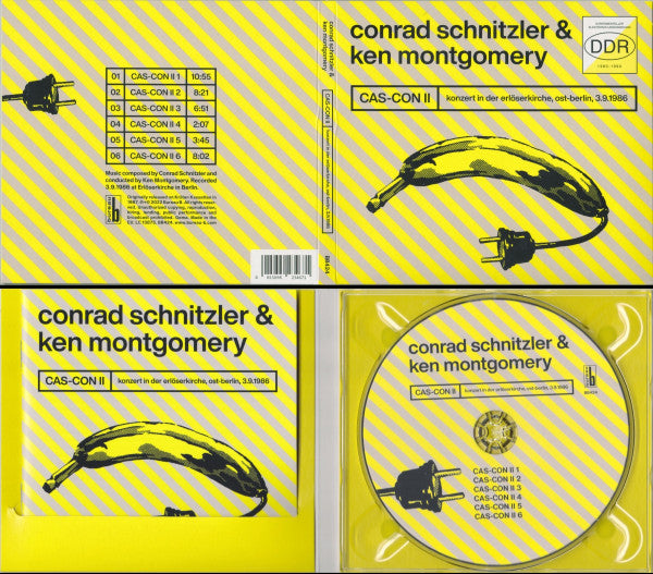 SCHNITZLER,CONRAD & KEN MONTGOMERY - CAS-CON II: KONZERT IN DER ERLOSERKIRCHE, OST-BERLIN
