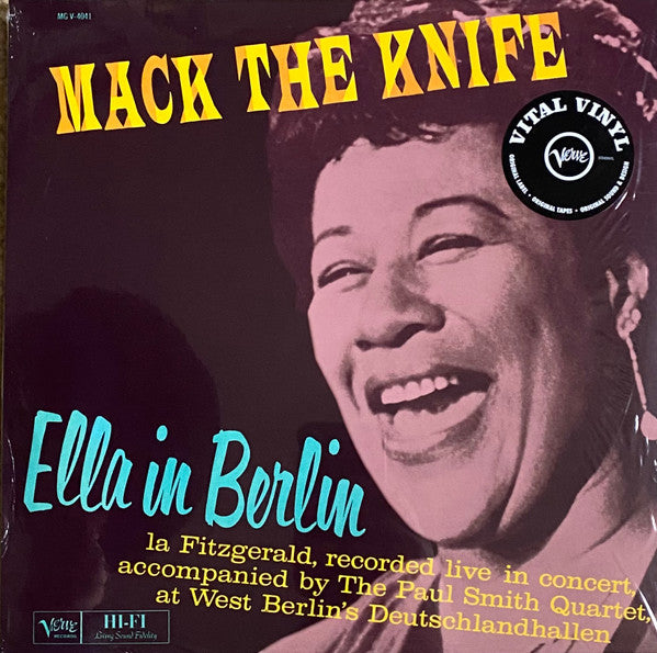 FITZGERALD,ELLA - MACK THE KNIFE: ELLA IN BERLIN