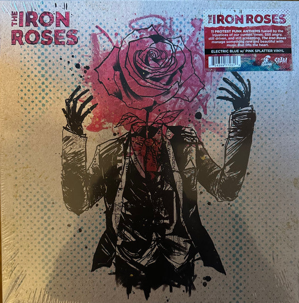IRON ROSES - IRON ROSES (RED W/ GLITTER VINYL)