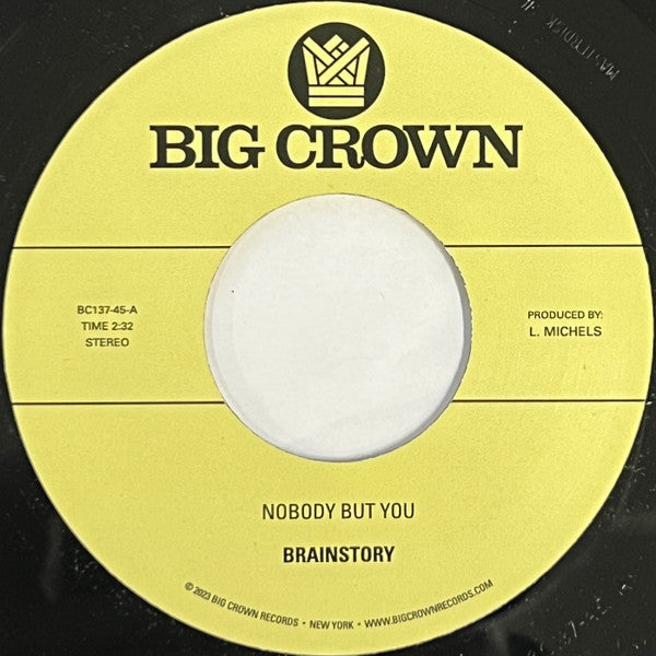 BRAINSTORY - NOBODY BUT YOU B/W GIFT OF LIFE