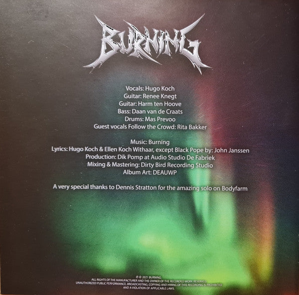 BURNING - SCOURGE OF HUMANITY (LIMITED EDITION)
