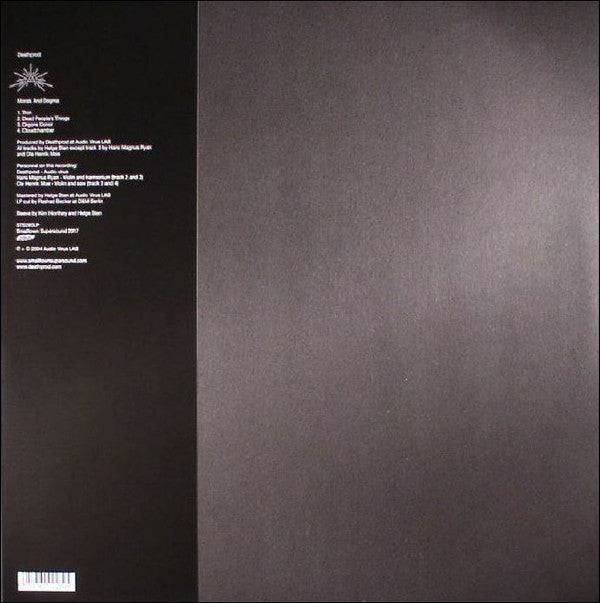 DEATHPROD - MORALS AND DOGMA