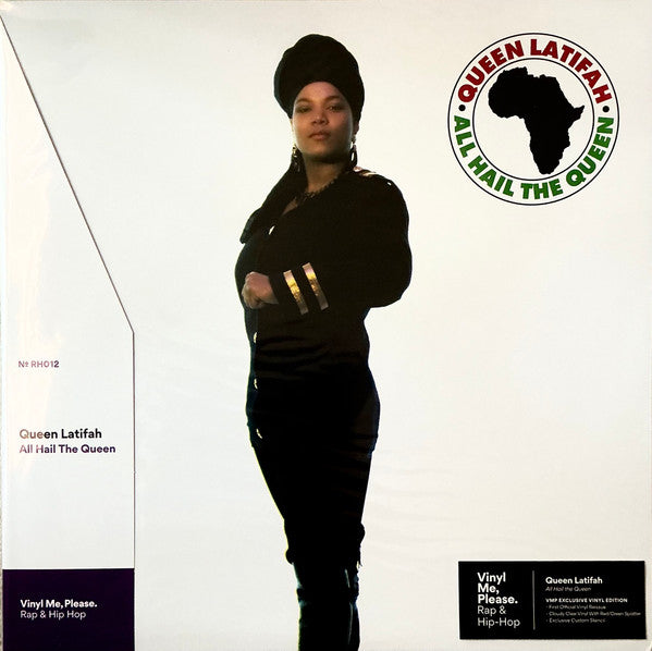 QUEEN LATIFAH - ALL HAIL THE QUEEN (CLOUDY CLEAR/RED GREEN SPLATTER VINYL)