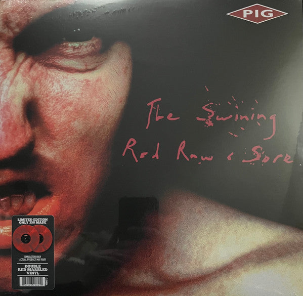 PIG - SWINING / RED RAW & SORE (RED MARBLE VINYL/2LP)