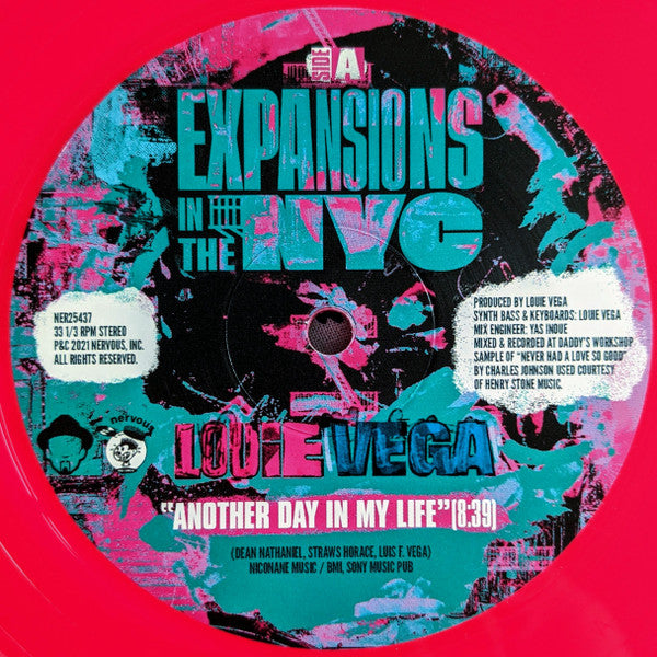 LOUIE VEGA - ANOTHER DAY IN MY LIFE (PINK VINYL)