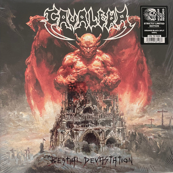 CAVALERA - BESTIAL DEVASTATION (ORANGE BLACK SPLIT VINYL) (EP)
