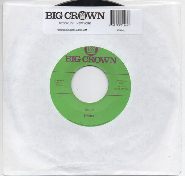 SYNTHIA - SO LOW B/W YOU & I