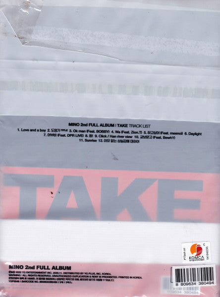 MINO - TAKE: 2ND FULL ALBUM