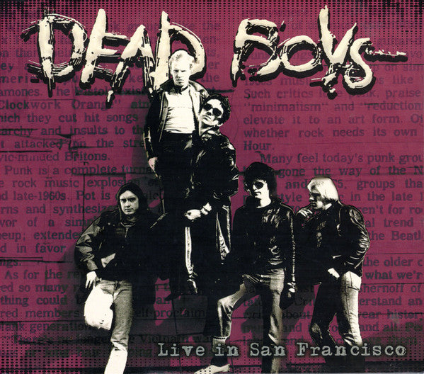 DEAD BOYS - LIVE IN SAN FRANCISCO