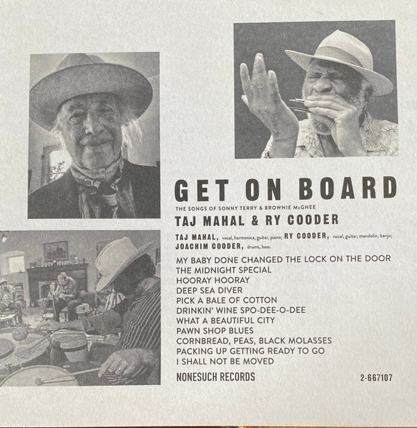 TAJ MAHAL & RY COODER - GET ON BOARD