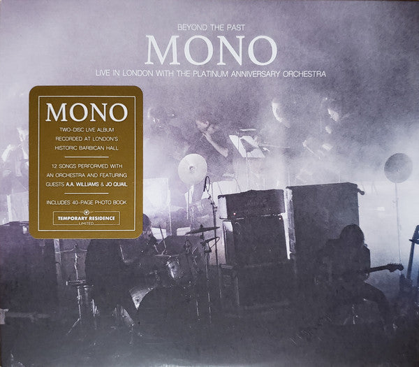 MONO - BEYOND THE PAST: LIVE IN LONDON WITH THE PLATINUM ANNIVERSARY ORCHESTRA (2CD)