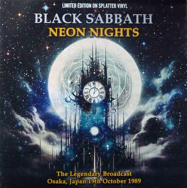 BLACK SABBATH - NEON NIGHTS (BLACK & RED SPLATTER VINYL)