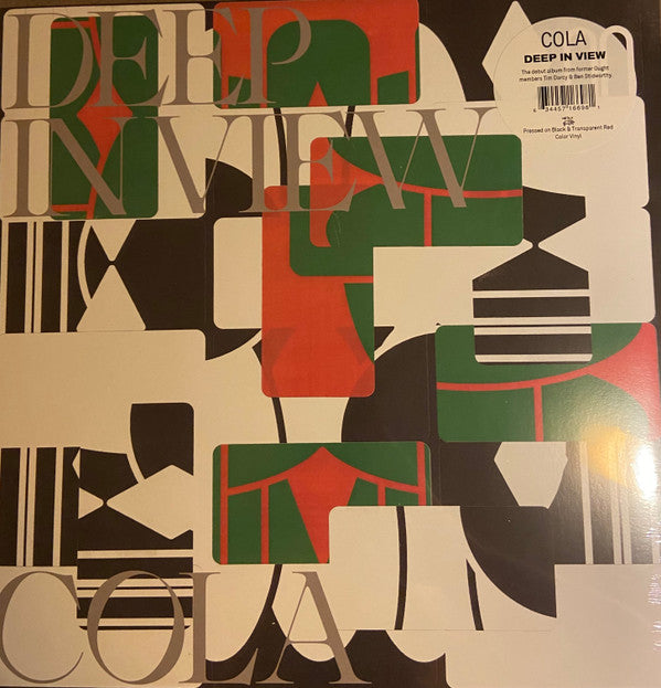 COLA - DEEP IN VIEW (BLACK IN TRANSPARENT RED VINYL)