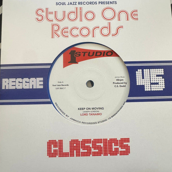 TANAMO,LORD & JACKIE MITTOO - KEEP ON MOVING/TOTALLY TOGETHER (BLUE VINYL)