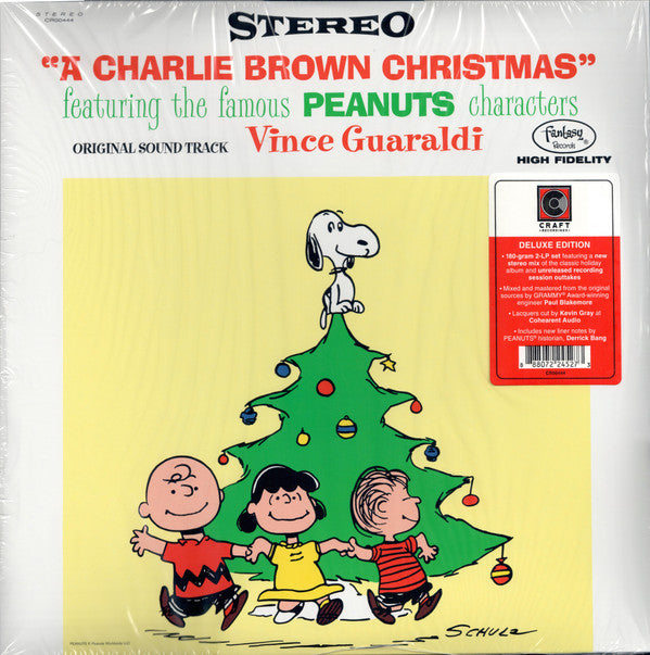 GUARALDI VINCE TRIO - CHARLIE BROWN CHRISTMAS (DELUXE EDITION/2LP)