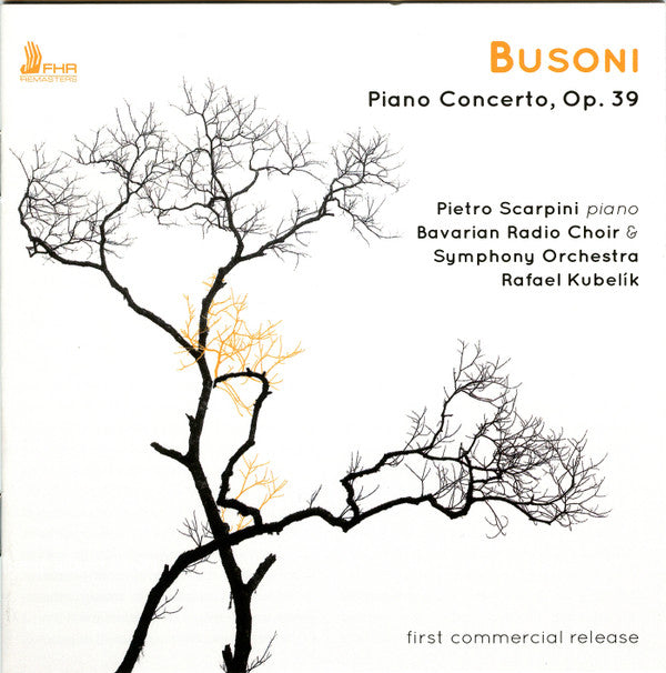 SCARPINI,PIETRO - BUSONI PIANO CONCERTO