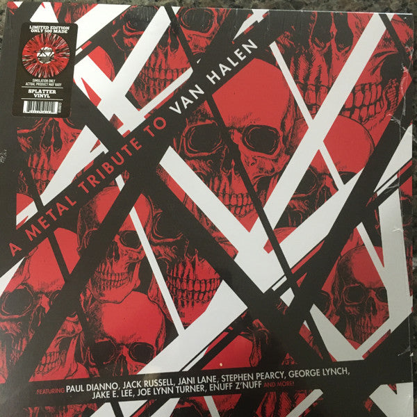 VARIOUS ARTISTS - METAL TRIBUTE TO VAN HALEN RIOUS (RED/WHITE/BLACK SPLATTER VINYL)