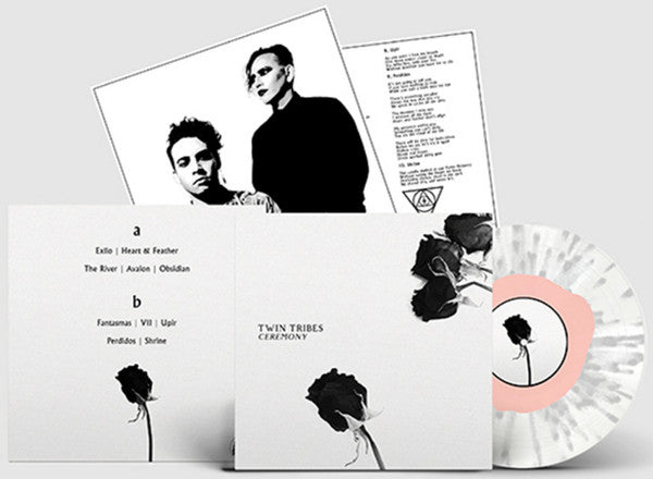 TWIN TRIBES - CEREMONY (CLEAR/WHITE SPLATTER W/ PINK CENTER VINYL)