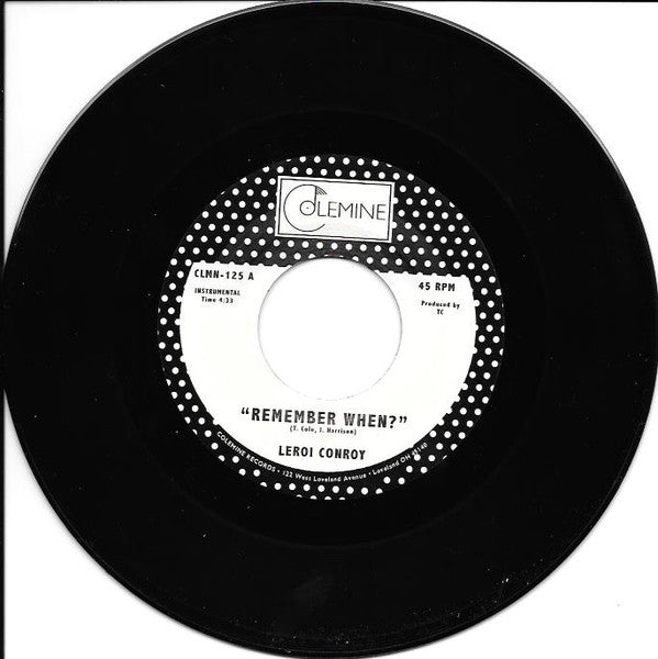 CONROY,LEROI - REMEMBER WHEN