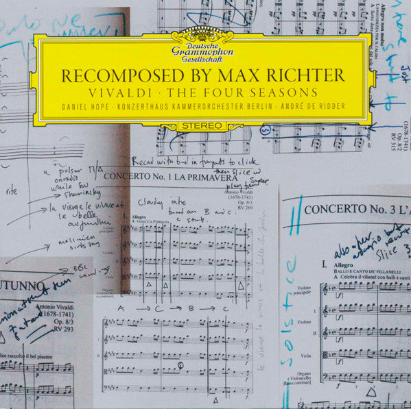 HOPE / KONZERTHAUS BERLIN CHAM ORCH / DE RIDDER - VIVALDI: FOUR SEASONS (RECOMPOSED BY MAX RICHTER)