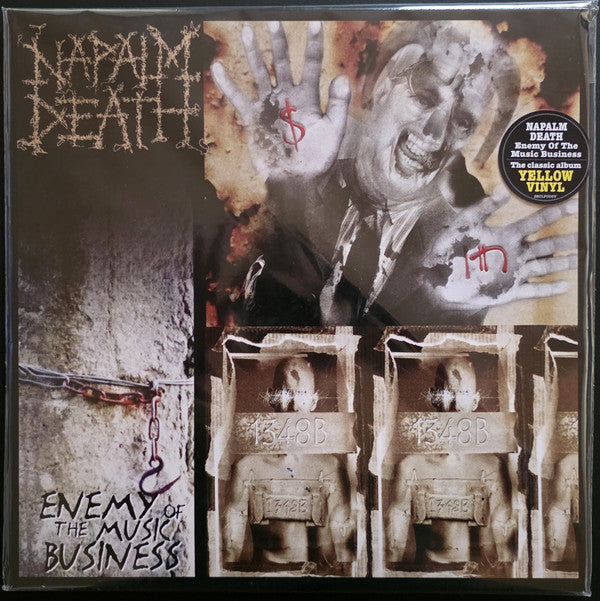 NAPALM DEATH - ENEMY OF THE MUSIC BUSINESS (YELLOW VINYL)