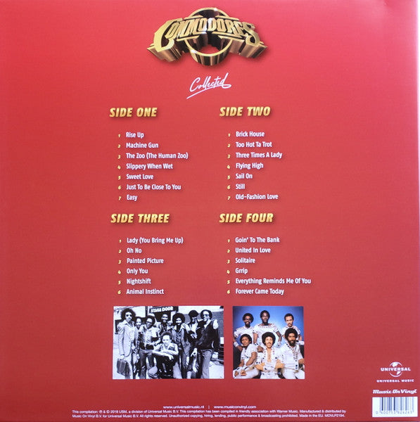 COMMODORES - COLLECTED (2LP/180G/GATEFOLD/PVC SLEEVE)