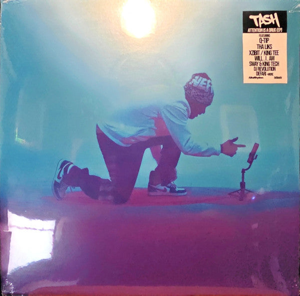 TASH - ATTENTION IS A DRUG EP (CLEAR GLASS VINYL)
