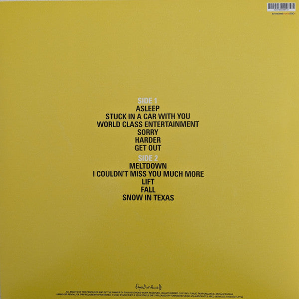 TWIN ATLANTIC - MELTDOWN (WHITE & YELLOW SPLIT  VINYL)